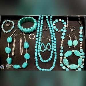 Turquoise Jewelry | Sterling Silver | Rhinestones